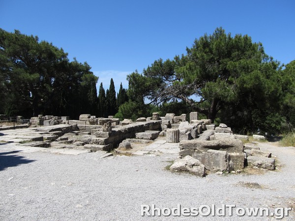 Zeus und Athena Polias Antiker Tempel