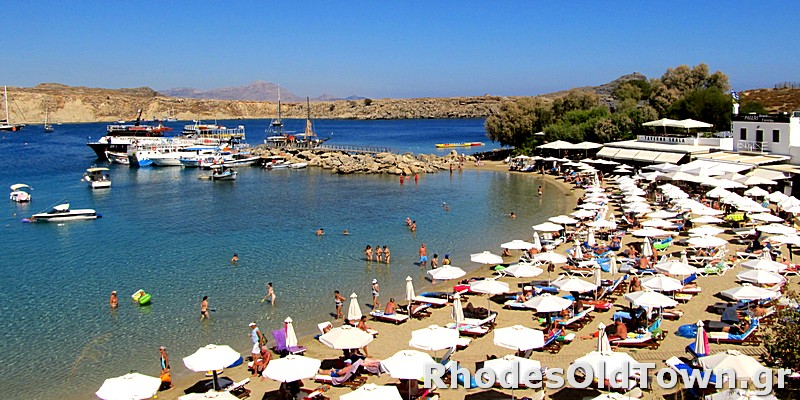 Skala Hafen und Strand Lindos