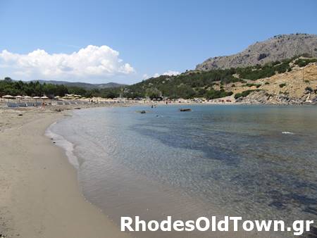 Glystra Beach Rhodes [Images + Map] - RhodesOldTown.gr