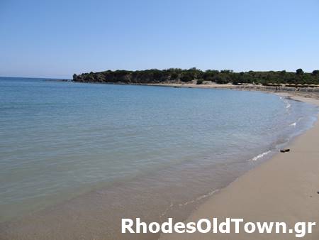 Glystra Beach Rhodes [Images + Map] - RhodesOldTown.gr